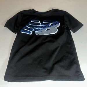 Kids Size 10 New Balance Black and Red Short Sleeve Tee Rashguard.